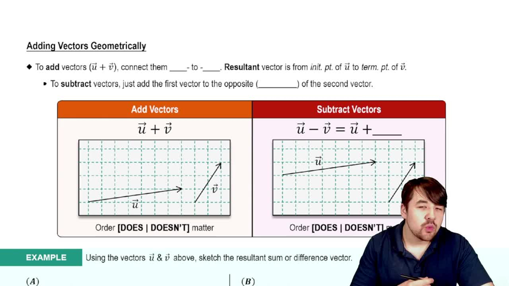 Adding Vectors Geometrically