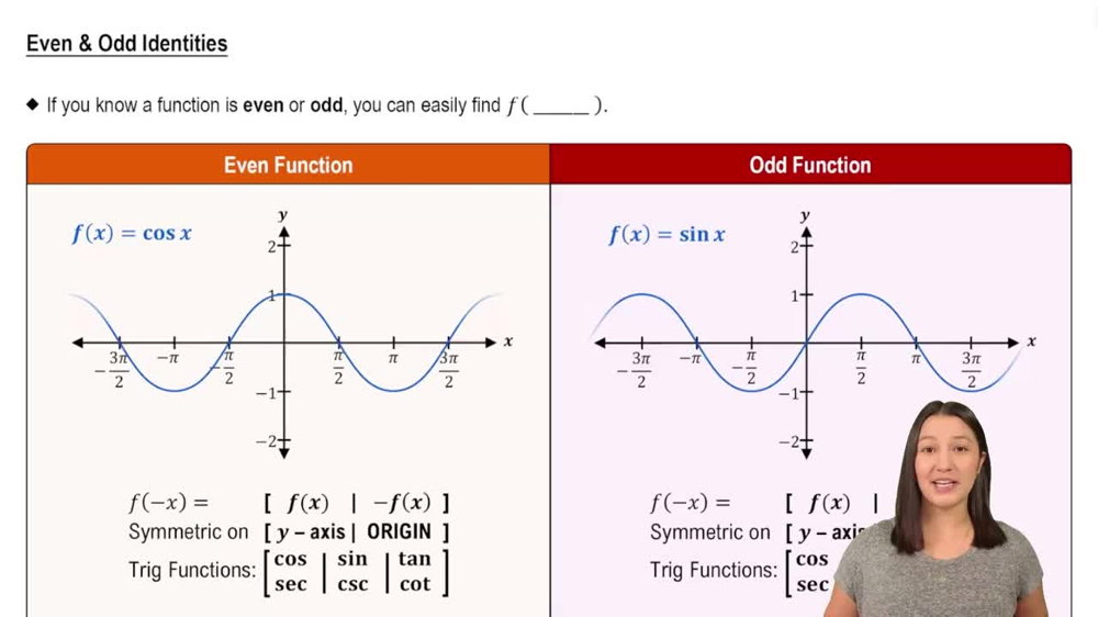 Even and Odd Identities