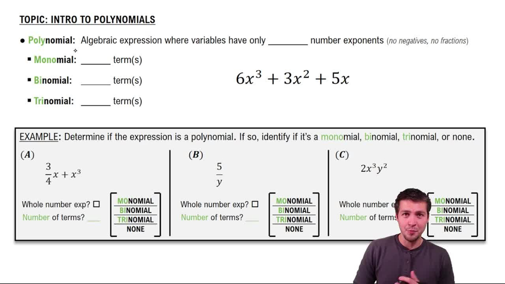 Introduction to Polynomials