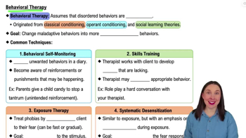 Behavioral Therapy