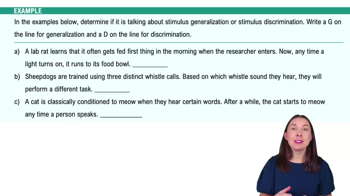 Classical Conditioning Example 4