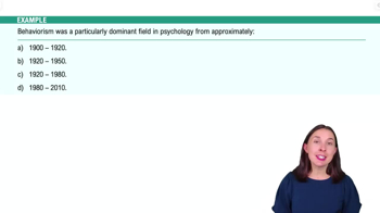 Behaviorism Example 1