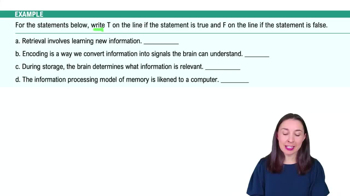 Information Processing Model Example 1
