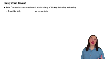 History of Trait Research