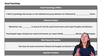 Social Psychology