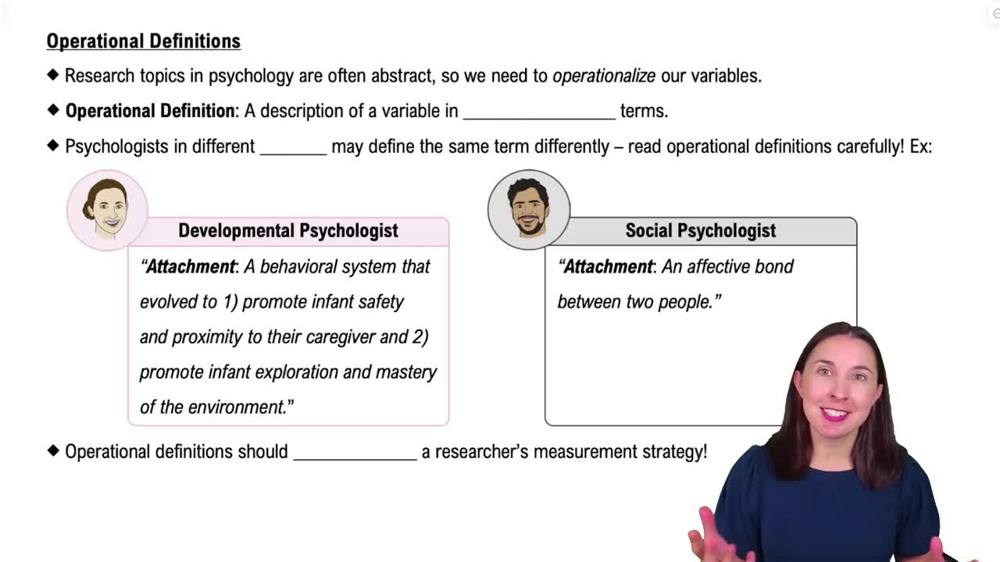 Operational Definitions