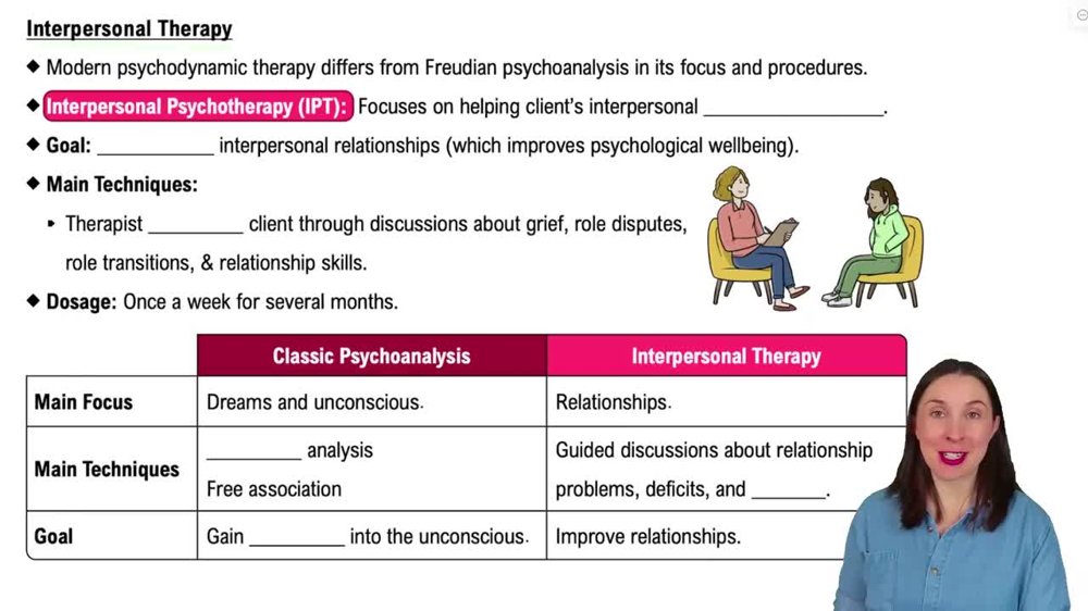 Interpersonal Therapy