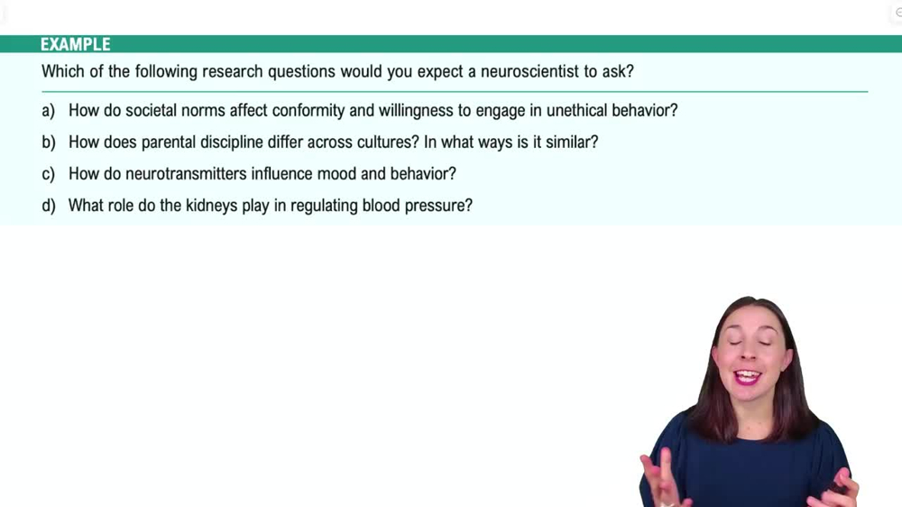 Biological Perspective Example 1