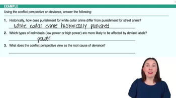 Theoretical Perspectives on Deviance Example 4