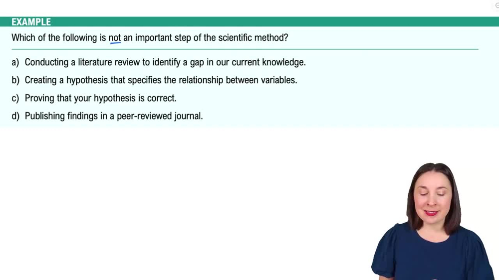 Basics of Research Example 1