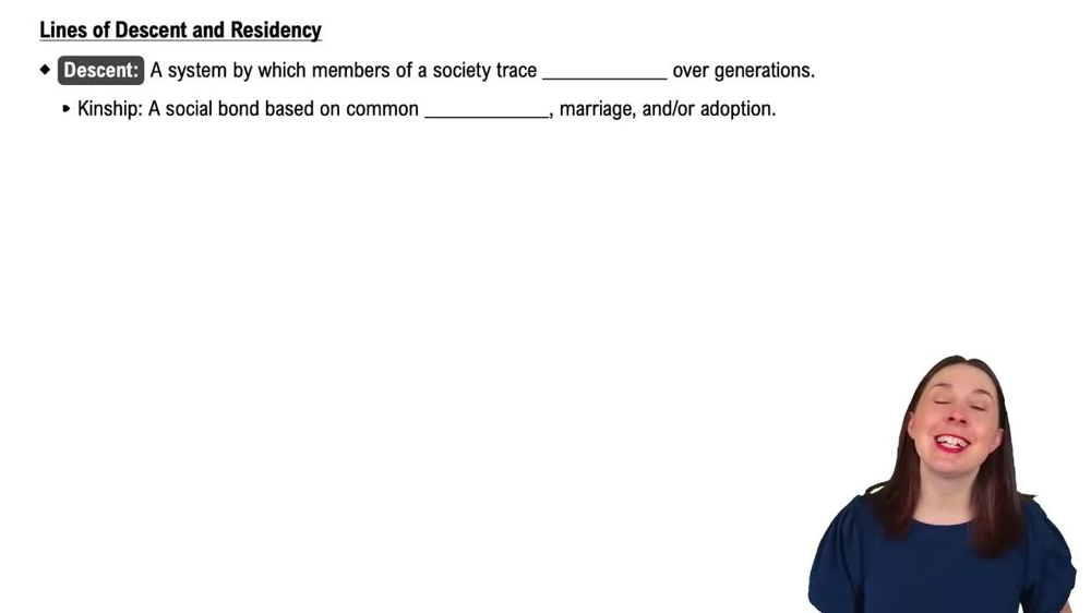 Lines of Descent and Residency