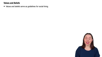 Values and Beliefs