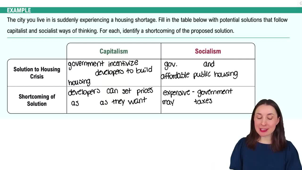 Economic Systems Example 3