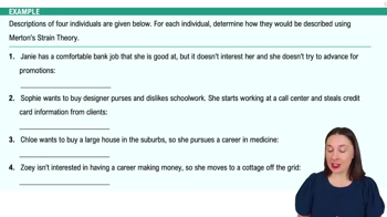 Theoretical Perspectives on Deviance Example 2