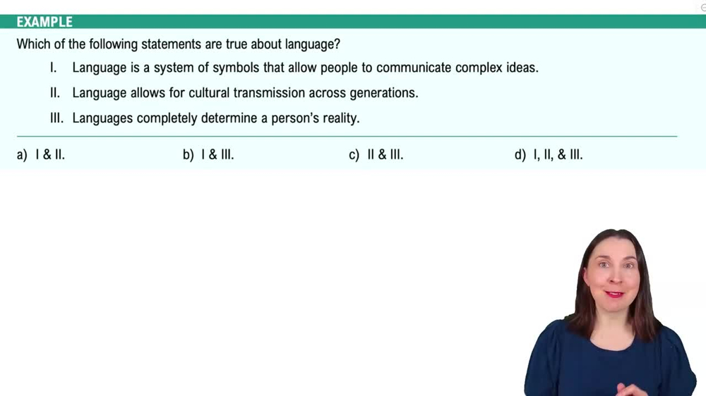 Elements of Culture Example 3