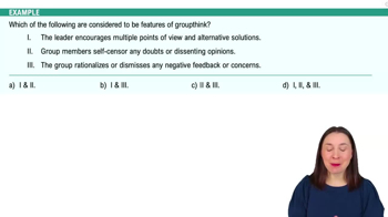 The Effect of Groups Example 2