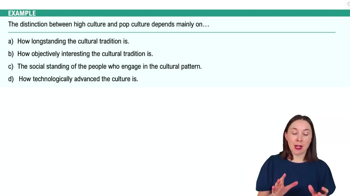 Categories of Culture Example 1