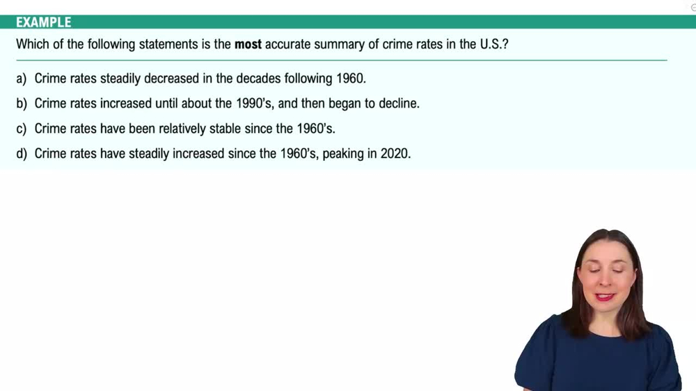 Crime in the United States Example 2
