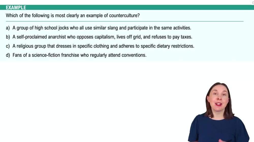 Categories of Culture Example 2