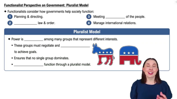 Functionalist Perspective on Government: Pluralist Model