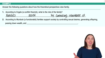 Theoretical Perspectives on Family Example 1