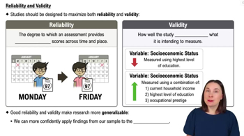 Reliability and Validity