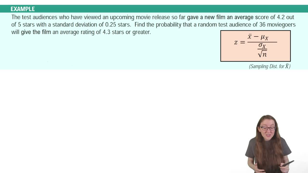 Central Limit Theorem Example 1