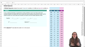 Multiple Regression - Excel