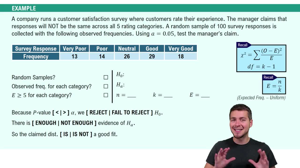  Goodness of Fit Test Example 1