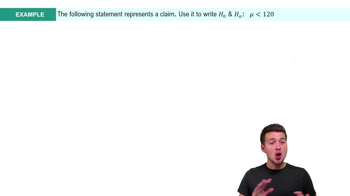 Step 1: Write Hypotheses Example 1