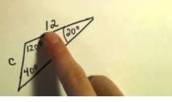 The Law of Sines, Example 1