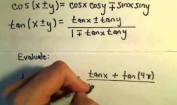 Sum and Difference Identities to Simplify an Expression, Example 2