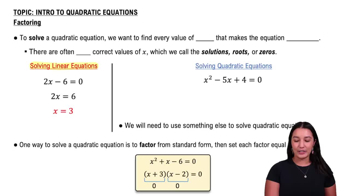 Factoring