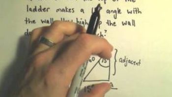 Trigonometric Functions To Find Unknown Sides of Right Triangles, Ex 2