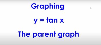 Graphing Tangent-(y=tan x)