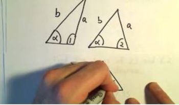 Solving a Triangle, SSA, Example 2