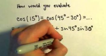 Identities for Sum and Differences of Sine and Cosine, Example 2