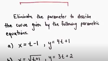 Eliminating the Parameter, A Few Examples
