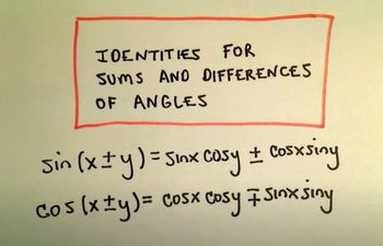 Identities for Sum and Differences of Sine and Cosine, Example 3