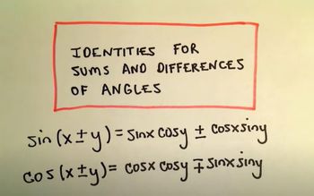 Identities for Sum and Differences of Sine and Cosine, Example 1