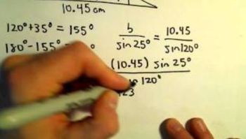 The Law of Sines, Example 2