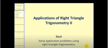 Solving Right Triangles