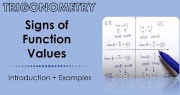 Signs of Trigonometric Function Values