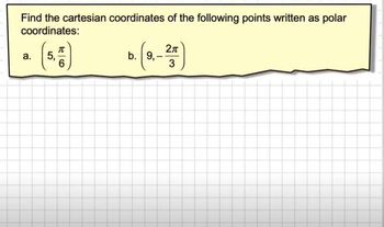 Converting polar coordinates into cartesian coordinates