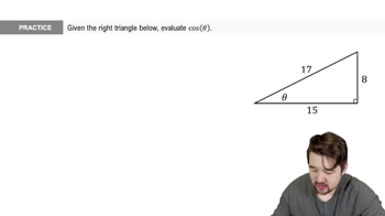 Trigonometric Functions on Right Triangles Practice 1