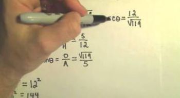 Finding Trigonometric Function Values Given One Trig Value in a Right Triangle