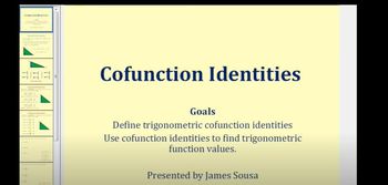 Cofunction Identities