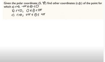 Find Other Polar Coordinates