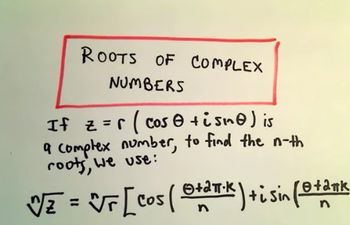 Roots of Complex Numbers, Ex 1