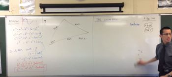 The Cosine Rule (2 of 3: Basic Example of Finding Sides)